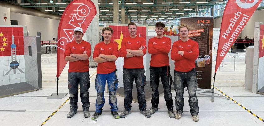 RAKO once again sponsored the Austrian team of young tilers at EUROSKILLS