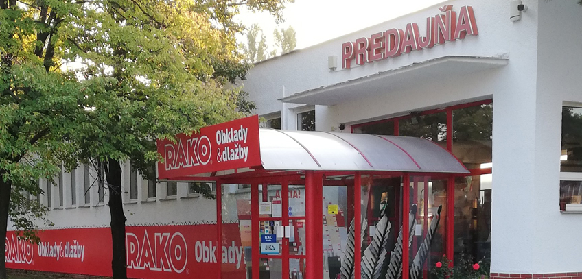 Navštívte jednu z našich predajní RAKO
