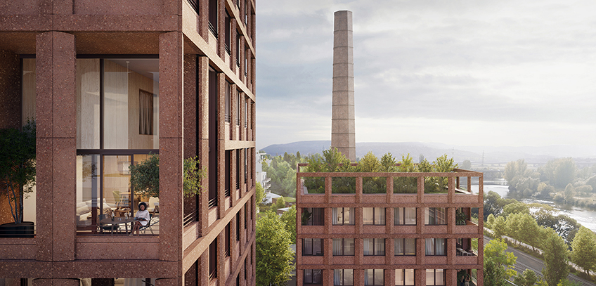 Bäder im neuen Prager Stadtviertel Modřanský cukrovar