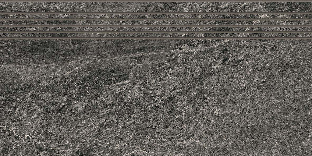 Mapbol Rako RAKO Core DCPSR875 schodovka černá 30x60 cm | RAKO