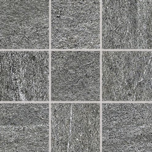 RAKO Quarzit DAR11738 dlaždice slinutá tmavě šedá 10x10 cm