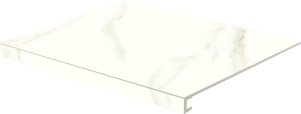 RAKO Cava DCG64830 schodová tvarovka bílá 60x53 cm