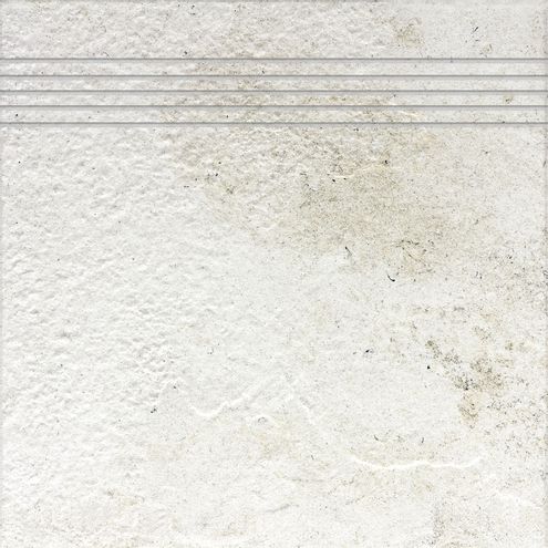 COMO bílá schodovka 30x30