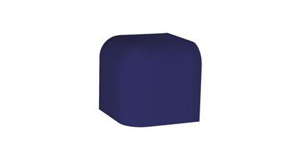 COLOR TWO tm.modrá mat vněj. roh 2,4x2,4