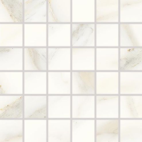 CAVA bílá mozaika matná 5x5/30x30