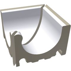 RAKO Pool XPI53023 přeliv.žl.Wiesbaden vnitř. roh bílá 21x21 cm