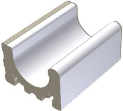 RAKO Pool XPP54023 overflow channel Wiesbaden white 20x15 cm