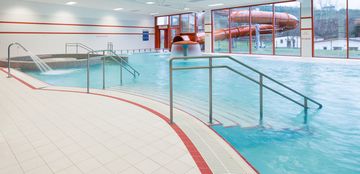 Retro at the swimming pool in Klatovy