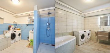 Kamil s rodinou mají koupelnu ze série Manufactura