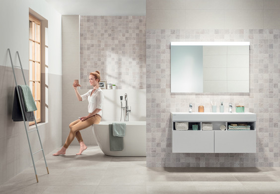 Série Piazzetta | koupelna - imitace teraco