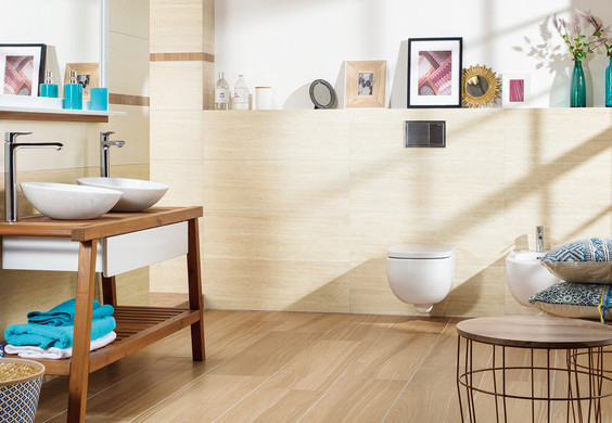 Série Lazio | koupelna - imitace travertinu