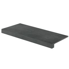 RAKO Extra DCF84725 special step tile black 40x80 cm