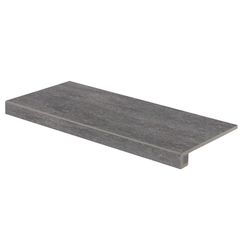 RAKO Kaamos DCF84588 special step tile black 40x80 cm