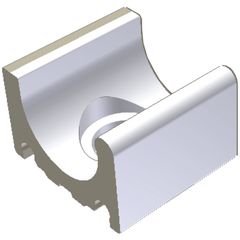 RAKO Pool XPD53023 přeliv.žl.Wiesbaden s otvorem bílá 21,5x20 cm