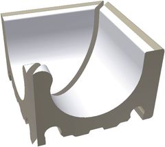 RAKO Pool XPI53023 inside corner Wiesbaden white 21x21 cm