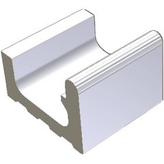 RAKO Pool XPP52023 canal -débordement Wiesbaden blanc 22,5x20 cm