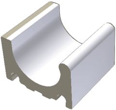 RAKO Pool XPP53023 overflow channel Wiesbaden white 21,5x20 cm