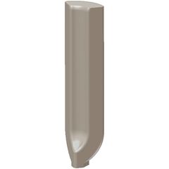 RAKO Taurus Color TSIRH025 angle entrant plinthe a gorge brun-gris 2,3x8 cm
