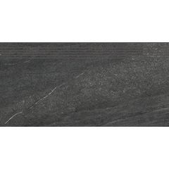 RAKO Quarzit DCP84739 nez de marche noir 40x80 cm