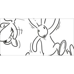 RAKO Play WIDMB210 dekor bílá 20x40 cm