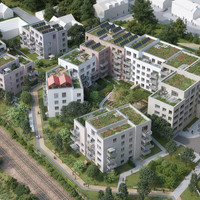 Koupelny v nové čtvrti Modřanský cukrovar