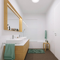 Koupelny v nové čtvrti Modřanský cukrovar