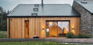 Wohnhaus im Niedrigenergie-Standard mit RAKO-Fliesen ausgestattet