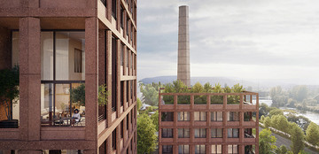 Bäder im neuen Prager Stadtviertel Modřanský cukrovar