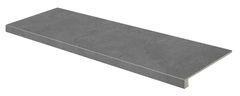 RAKO Betonico DCFVD792 schodová tvarovka černá 30x120 cm