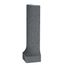 RAKO Taurus Granit TSERH065 outside corner skirting plinth anthracite 2,3x8 cm
