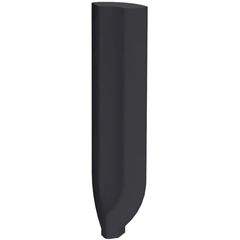 RAKO Taurus Color TSIRH019 angle entrant plinthe a gorge noir 2,3x8 cm
