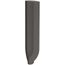 RAKO Taurus Color TSIRH007 angle entrant plinthe a&nbsp;gorge gris foncé 2,3x8 cm
